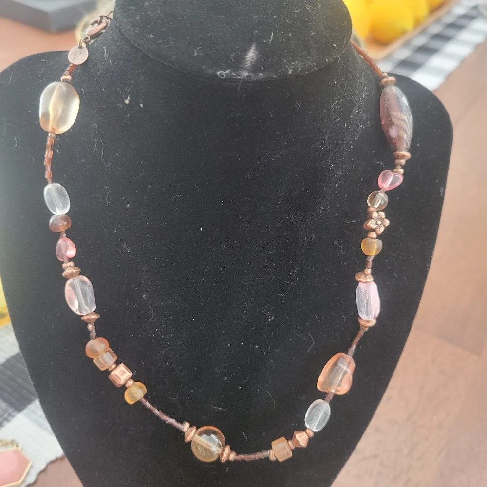 Sold Lot 7 Vintage to Costume Spring Necklace Bundle - Picture 7 of 10